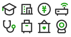 Enterprise industry classification Icons