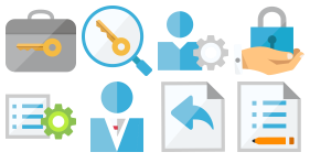 Leasing cloud Icons
