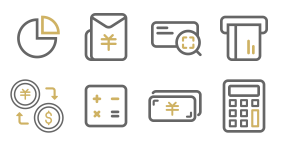 Mobile finance icon - Multi Color Icons