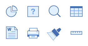Office simple icon design Icons