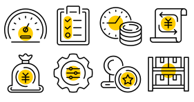 Official icon of qianjinding supply chain comprehensive service Icons