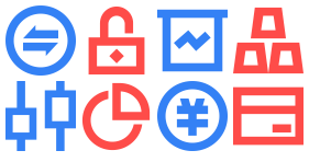Simple linear financial Icon Icons