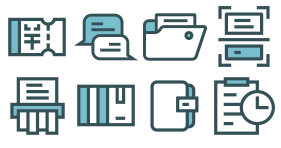 Simple office icon collection Icons