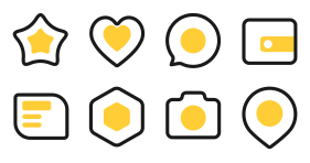 Simple social icons Icons