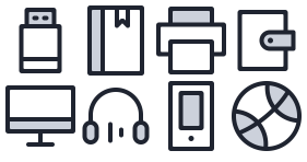 Two color office series Icon Icons