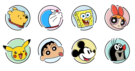 Cartoon Vector Icons free download in SVG, PNG Format