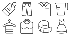 Clean clothes shop Icon Icons