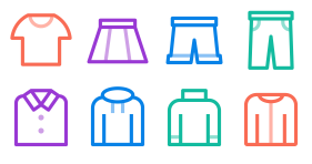 Clothing & Accessories Icons