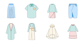 Clothing - female Icons