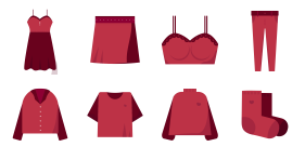 Clothing icon - chelizi color system Icons