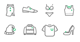 Clothing linear Icon Icons