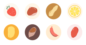 New in spring - Nuts Icons