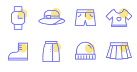 Simple clothing Icon Icons