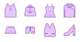 Simple clothing Icon Icons
