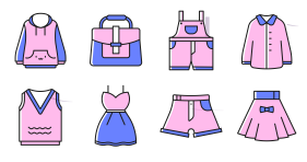 Women's wear Icons