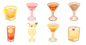 Cocktails Icons