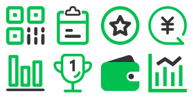 Mall Black Green Icon Icons