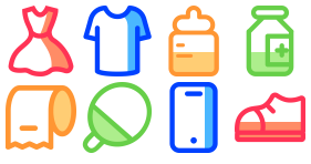 online retailers Icons