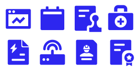 Construction software icon Icons