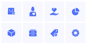 Shopping guide toolbox Icons