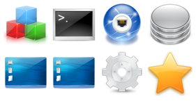 Crystal Project Filesystems Icons