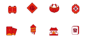 Chinese style icon Icons