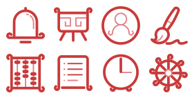 Chinese style series Icon Library Icons