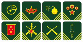 Military personnel Icons