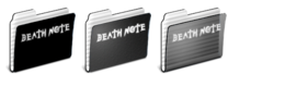 Death Note folders Icons