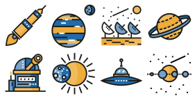 Aerospace - interstellar Icons