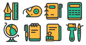 Education related icons Icons