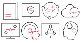 Multicolor wiredraft Icon Library Icons