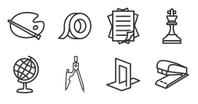 Qiqiao stationery Icons