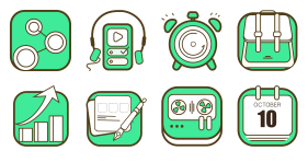 Refreshing Education Icons