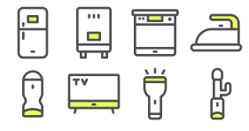 Smart appliances Icons