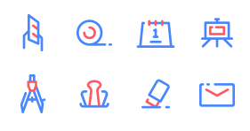 Stationery Icon Icons