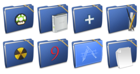 Elastic Folder Set Icons