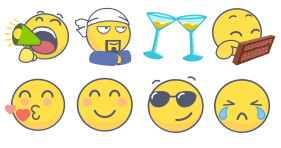 Big face Emoji Icons