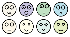 Draw some expressions for fun Icons