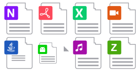 Common file extensions Icons