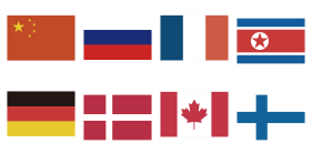 National flag Icons