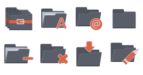 Flat Folder Icons