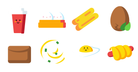 Breakfast every day Icons