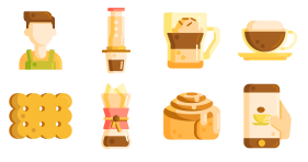 Coffee related Icons