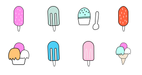 Dessert house Icons