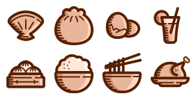 Dining color icon Icons