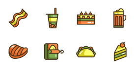Drinks and food Icons
