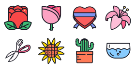 Flower shop general Icon Icons
