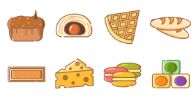 Food - pastry Icon Icons