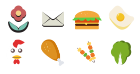 Fried chicken Icons